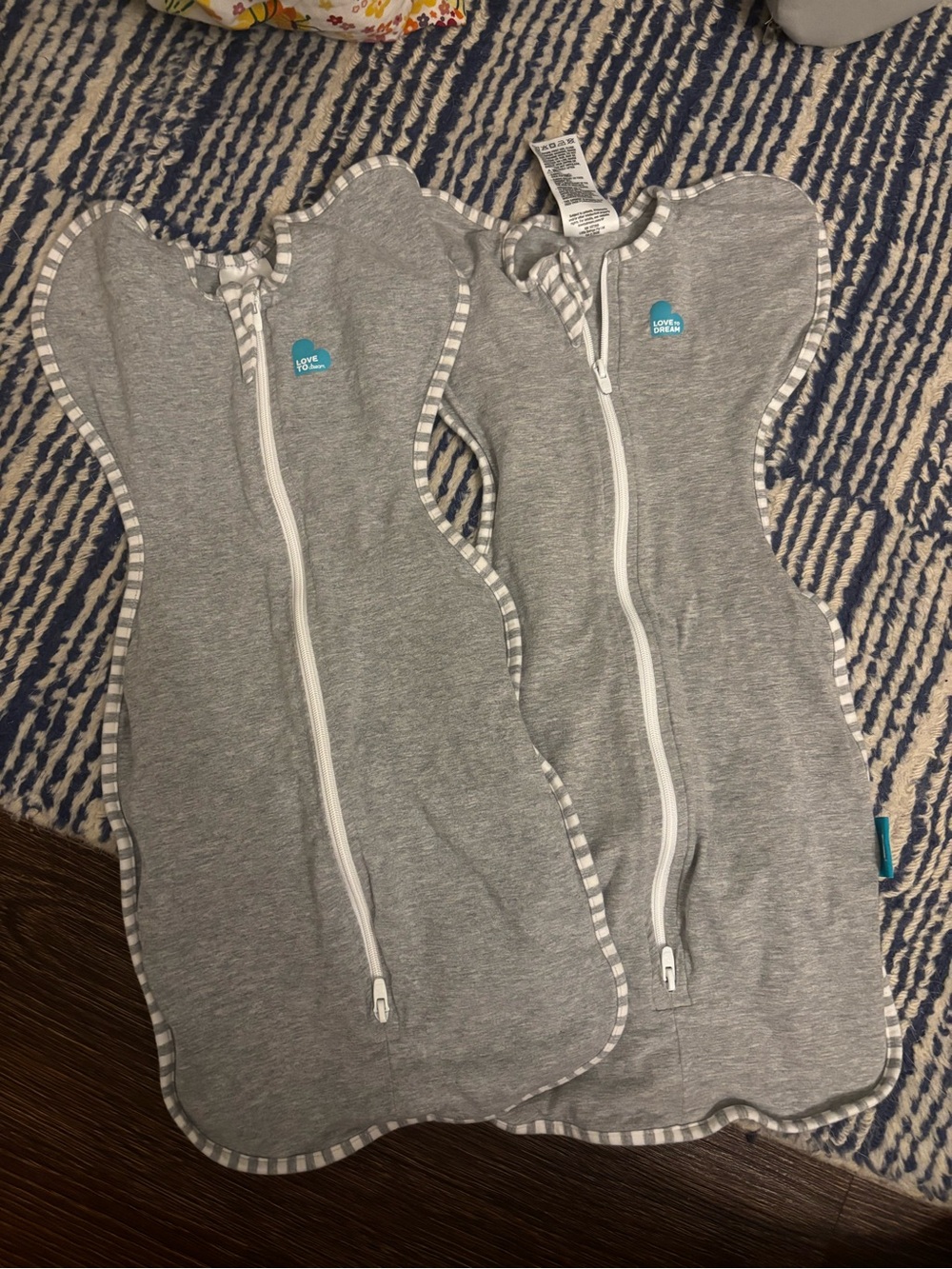 Love To Dream Grey Swaddle Onesie - 2-Pack Baby Swaddle